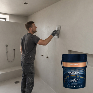 Micro-ciment haute performance sans joint pour murs, sols et plafonds intérieurs, revêtement décoratif imperméable en micro-ciment, vente en gros - Product Image 1