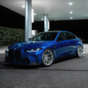 Jantes forgées 5X112 5X120 concaves en alliage pour voitures de course, pour BMW M3 M4 M5 <span class=keywords><strong>Mercedes</strong></span> AMG Audi <span class=keywords><strong>RS</strong></span>, 18 19 20 21 pouces, jantes chromées - Product Image 3