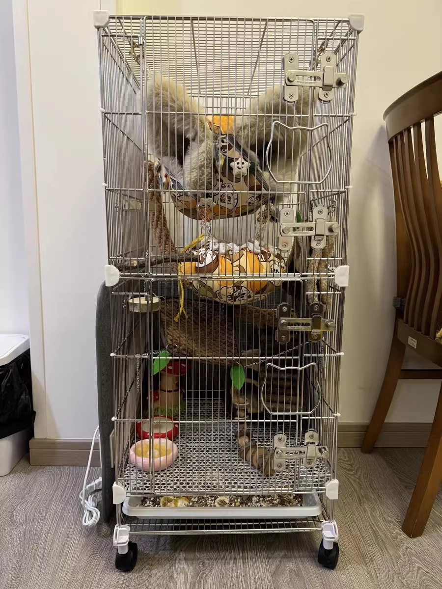 cage stainless steel sugar glider