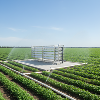 Système de traitement d'eau par osmose inverse agricole 50 TPH avec pompe PLC, récupération élevée, élimination du sel, usine d'osmose inverse pour l'irrigation des grandes exploitations