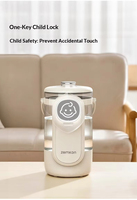 Bouilloire Électrique Zemkon à Température Constante en Acier Inoxydable 304, Bouteille d'Eau Chaude Domestique Isolée Intégrée avec Commande Tactile 220V CB