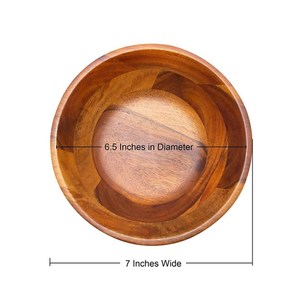 Ciotola <span class=keywords><strong>Di</strong></span> <span class=keywords><strong>Legno</strong></span> moderna casa decorativa 7 pollici <span class=keywords><strong>Pasta</strong></span> <span class=keywords><strong>Di</strong></span> frutta cereali <span class=keywords><strong>Pasta</strong></span> <span class=keywords><strong>Di</strong></span> frutta per servire ciotole in <span class=keywords><strong>Legno</strong></span> <span class=keywords><strong>Di</strong></span> Acacia insalatiera - Product Image 2