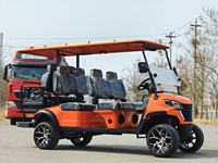 Carrito Eléctrico de 6 Plazas Homologado para Circular por la Calle, Batería de Ácido de 220V, Controlador Curtis, Bluetooth, Camuflaje, Uso en Caza