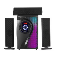 Système de son surround pour cinéma maison sans fil UF-DC6037, Bluetooth, USB, AUX, radio FM, caisson de basses, karaoké, enceinte 3.1