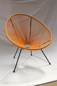 Vente en gros d'usine de meubles de jardin d'extérieur bon marché Offre Spéciale populaire chaise en osier rotin Pe chaise <span class=keywords><strong>Acapulco</strong></span> - Product Image 3