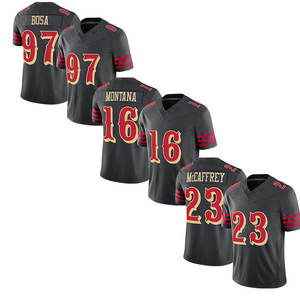 Nuove Maglie da Football Americano 2025 con Rivalità Ricamate: 23 Christian McCaffrey, 13 Brock Purdy, 97 Nick Bosa, 85 George Kittle - Product Image 5