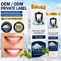 Dentifrice au bicarbonate de soude blanchissant au fluorure, poudre naturelle de bicarbonate de soude, haleine fraîche, formule personnalisée OEM ODM, dentifrice en gros