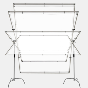 Cadre de <span class=keywords><strong>diffusion</strong></span> de lumière translucide, écran de modification de la lumière, diffuseur, 1,5*2,1m, 2*2,5m, 2,4*2,5m, 2,5*3,6m - Product Image 3