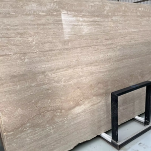 Tùy chỉnh ý Roman màu be travertine phiến đá cẩm thạch bên ngoài bức tường Ốp trang trí nội thất gạch kỹ thuật tự nhiên 1 năm ngoài trời - Product Image 4