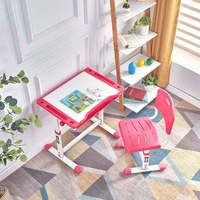 Ensemble bureau et chaise d'étude pour enfants Vsuch, hauteur réglable, plateau inclinable, mobilier d'apprentissage et de dessin pour tout-petits, pour la maison