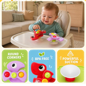 Juguetes Sensoriales de Dinosaurio para Bebés, Actividades para Autismo, Juguetes con Ventosa para Bebés - Product Image 4