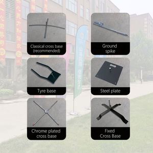 Impresión de Pancartas de Poliéster para Exteriores con Diseño de Plumas de Doble Cara, Forma de Lágrima, Entrega Rápida - Product Image 4