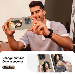 Soonleader 2024 Hot DIY Phone Case Display par connexion NFC pour <span class=keywords><strong>iPhone</strong></span> 16 Pro 4 couleurs Elink Screen Durable Mobile Phone Case - Product Image 6