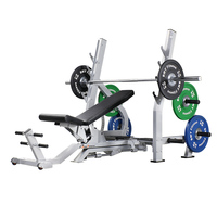Machine de musculation commerciale trois-en-un pour la presse pectorale avec mouvement indépendant des bras pour une croissance musculaire équilibrée