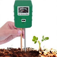 Testeur de sol 3-en-1 en gros : humidimètre, mesureur de lumière et pH-mètre pour plantes, légumes, jardin, pelouse, ferme, usage intérieur/extérieur