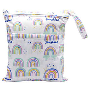 Sac de chiffons humides pour enfants sac de couches pour vêtements personnalisé sac sec humide imperméable - Product Image 1