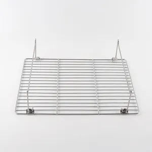 Stainless Steel Nonstick Cake Cooling Grid BBQ Cooling Rack With Folding Legs For Baking Tray