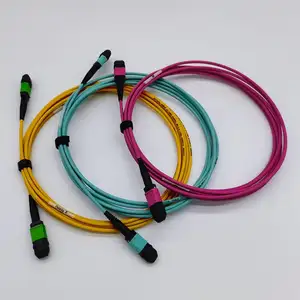 Mpo Breakout Cables 8/12/24 Cores Mpo Fiber Patch Cord Om3 Om4 Sm Mpo/mtp Fan-out Cables