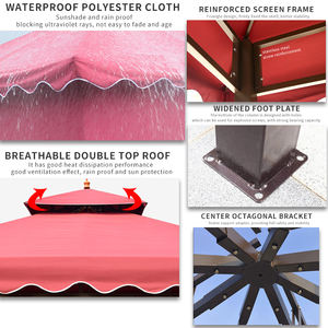 Fabricants FEAMONT Espace Extérieur Tente Villa Terrasse Ombre Pavillon Communauté Touristique - Product Image 6