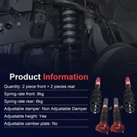 Mitsubishi Lancer/Ralliart 2008-2016 & Eclipse 2006-2012 |   Suspension de réglage inspirée du rallye - Amortisseur
