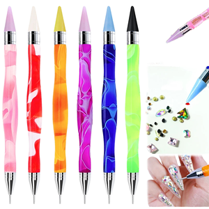 Dual-Ended Wax Pen for Diamond Painting Gradient Handle Crystal <b>Beads</b> Manicure Art DIY Accessories Tool for Salon Use - Product Image 6