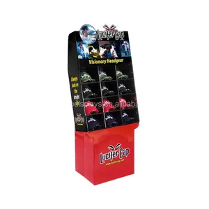 Creative Pop up Afdrukken Hoed Rack Supermarkt Kartonnen Cap Display Stand