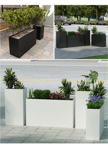 Banc de jardin modulaire en alliage d'aluminium HX01 pour extérieur, siège de loisirs combiné, mobilier paysager commercial pour rue - Product Image 6