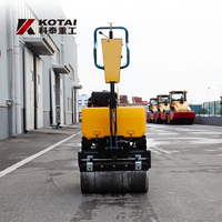 KD008 0.8ton Mini Pompe Hydraulique Moteur Diesel Double Tambour Route Rouleau Compacteur Machine