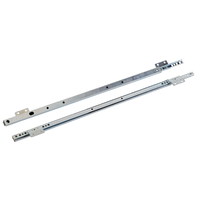 Herrajes Para Muebles Correderas 17 mm latéral deux voies rainure coureur tiroir glissière Rail roulement à billes cuisine étagère support montage