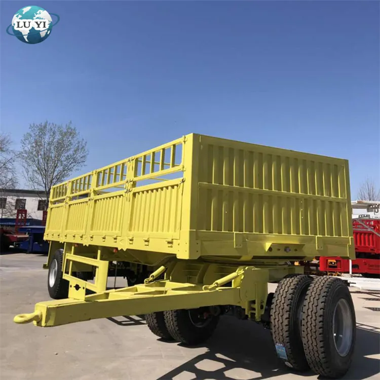 2 Trục 3 Trục Đầy Đủ Trailer Vẽ Thanh Kéo Thủy Lực Cuối Side Rear Dump Tipper Đầy Đủ Bán Xe Tải Chở Hàng Trailer cho Bán