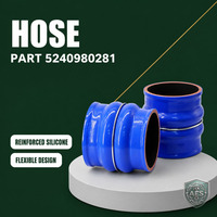 Tuyau de raccordement en silicone renforcé 5240980281 pour moteur MTU, tuyau de turbocompresseur, air de suralimentation, marine