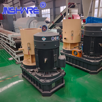 Machine à granulés à matrice plate haute efficacité, production de 600 à 800 kg/h, économie d'énergie pour sciure de bois et biomasse légère
