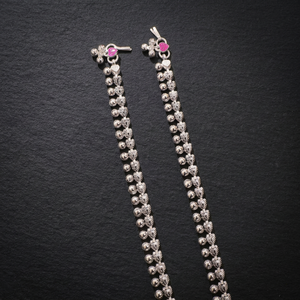 Juego de Tobilleras Tradicionales Ghungroo de Plata de Ley 925, Joyería India Payal para Pies, Cadena para Piernas, Pulsera de Tobillo para Mujer, Boda Nupcial - Product Image 2