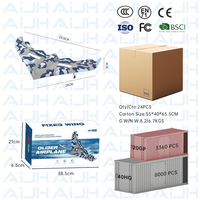AiJH 2.4g EPP Fighter Avion Toys Télécommande de vol Ucak De Juguete Telecommand Jet Fly Plane Rc Airplane