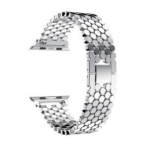 Bracelet de montre en acier inoxydable Offre Spéciale pour <span class=keywords><strong>iWatch6</strong></span>/ 5/4/3/2/1 bracelet de remplacement de bande de boucle Durable pour Apple Watch 8 - Product Image 2