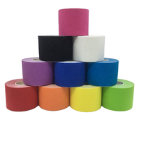 Bande élastique de kinésiologie de coton de couleur verte pour la récupération