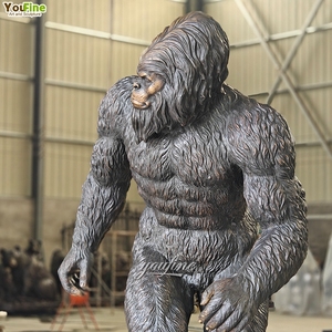 Escultura Bigfoot de estatua de bronce para decoración de jardín al aire libre de gran tamaño - Product Image 2