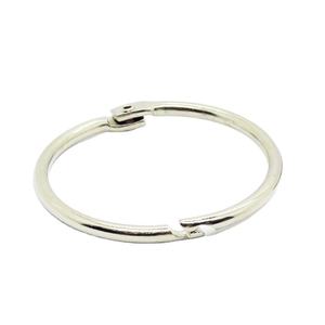 EWANG 1.5 Inch <b>Craft</b> Scrapbook Silver Loose Leaf Book Binder <b>Rings</b> Nickel Plated Hinged O-<b>Ring</b> - Product Image 1