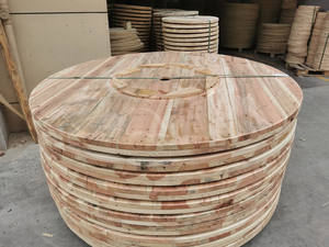 شفة خشبية بقطر كبير لأسطوانة الكابل للخدمة الشاقة فارغة كهربائية - Product Image 4