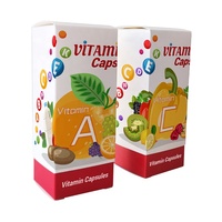 Usine Personnalisé Médecine Capsule Vitamine Emballage Boîte Logo Imprimé Pharma Produits de Soins de Santé Médicaux Emballage Petites Boîtes
