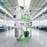 Machine à granulés d'aliments pour poissons LUODATE grande capacité 15-20TPH, haute performance de moulage, pour aliments pour poissons-chats, crevettes et poissons