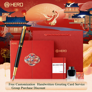 Bolígrafo Hero Estilo Dinastía <span class=keywords><strong>Song</strong></span>, Caja de Regalo, Cuaderno Creativo y Cultural, Logotipo Personalizable, Bolígrafo de Firma para Oficina y Negocios - Product Image 2