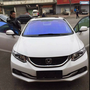 Película Solar para Ventanas Delanteras de Automóviles, Antideslumbrante, Azul, para Vidrio, Película Camaleón - Product Image 1