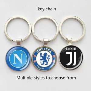 Llavero con Emblema de Equipos de Fútbol Europeos 2026, Colgante de Aleación de Zinc para Coche y Bolso, <span class=keywords><strong>Chelsea</strong></span>, <span class=keywords><strong>Juventus</strong></span>, Napoli - Product Image 3