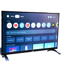 Produsen Google TV TV QLED Kelas Atas Tanpa Bingkai 4K UHD TV LED Smart Televisi dengan ukuran 32'' 43'' 50'' 55'' 65''