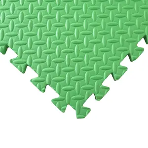 60cm x 60cm Taille Arts <span class=keywords><strong>Martiaux</strong></span> Tapis tatami Eva Mousse Exercice Grain de bois Imprimé Puzzle Wt Certifié Judo Tapis Avec Couleur Jaune - Product Image 1