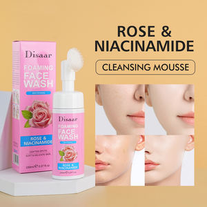Espuma Facial Limpiadora <span class=keywords><strong>de</strong></span> Rosas con Niacinamida para el Cuidado <span class=keywords><strong>de</strong></span> <span class=keywords><strong>la</strong></span> Piel, Ilumina, Aclara <span class=keywords><strong>Manchas</strong></span>, Suaviza, Mousse Limpiadora Facial - Product Image 4