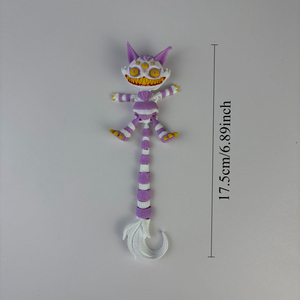 Pendentif d'ornement de Pâques de remise de diplôme moderne du milieu du siècle imprimé en 3D Hell Cat - Product Image 6