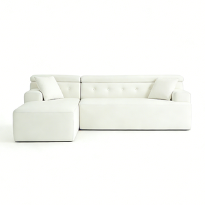 Modern Modüler Oturma Odası Mobilyaları, Kutuda Kumaş Köşe Koltuk, Daireler İçin Vakumlu Sıkıştırılmış Bulut Kanepe - Product Image 3