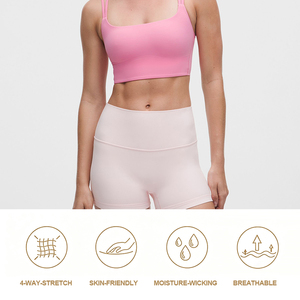 Sujetador Deportivo Sin Mangas para Mujer, Ligero, Transpirable, de Alta Elasticidad, Sin Costuras, para Yoga, Fitness y Entrenamiento - Product Image 3